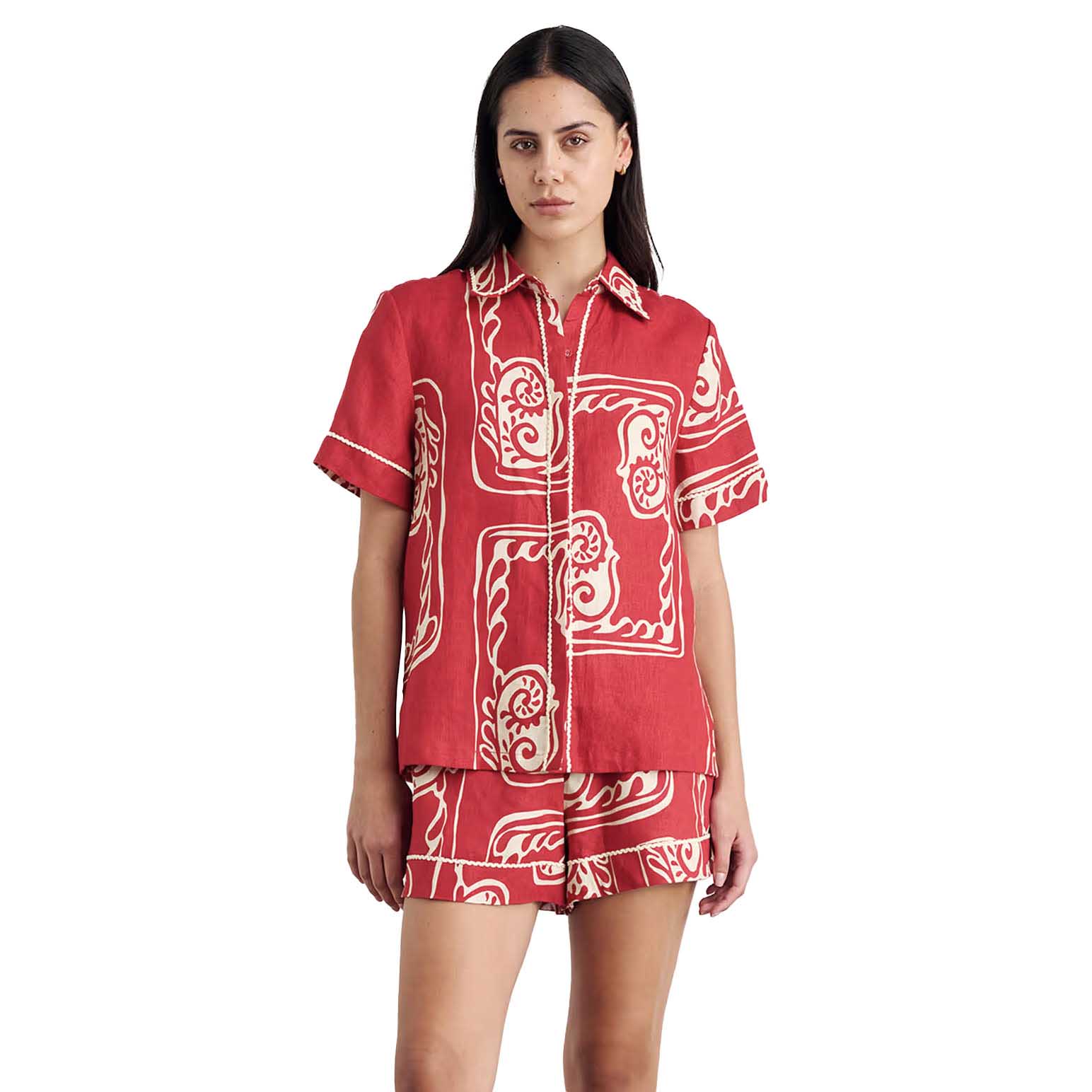 JAG Ceezee Linen Ss Shirt